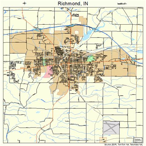map of richmond indiana|map of richmond indiana streets.